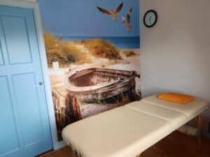 Massagekamer voor klassieke massage bij Massagepraktijk de Handreiking in Amersfoort